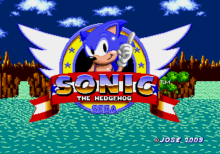 Sonic Extreme Edition Title Screen